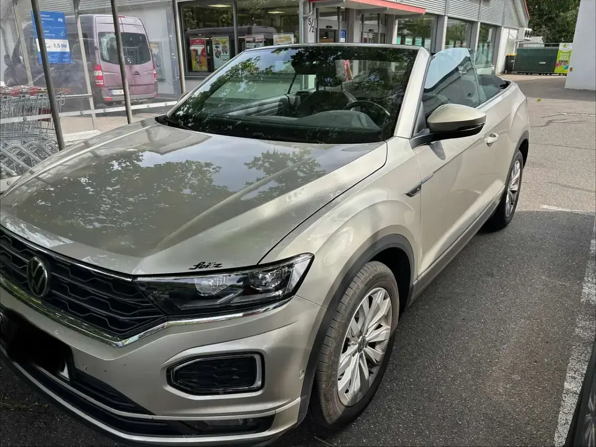 Gebraucht VW T-Roc Cabriolet R-line 150 PS (110 kW) 2021 Silber Cabrio