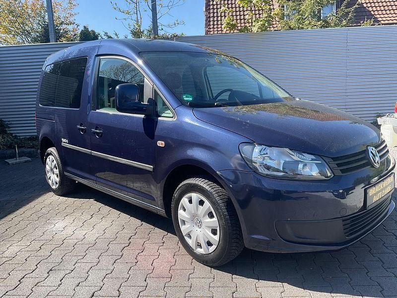 Usata VW Caddy 105 CV (77 kW) 2013 Blu Monovolume