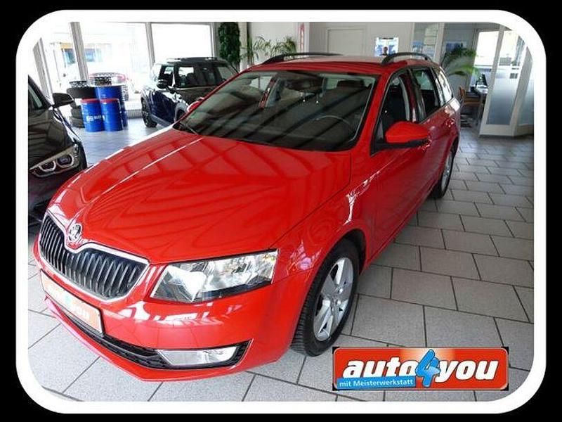 Gebraucht Skoda Octavia Ambition 110 PS (80 kW) 2015 Rot Kleinwagen
