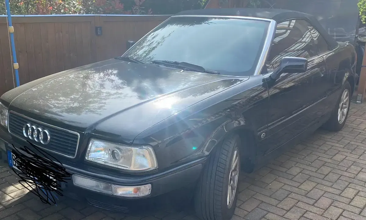 Gebraucht Audi Cabriolet 133 PS (97 kW) 1991 Schwarz Cabrio