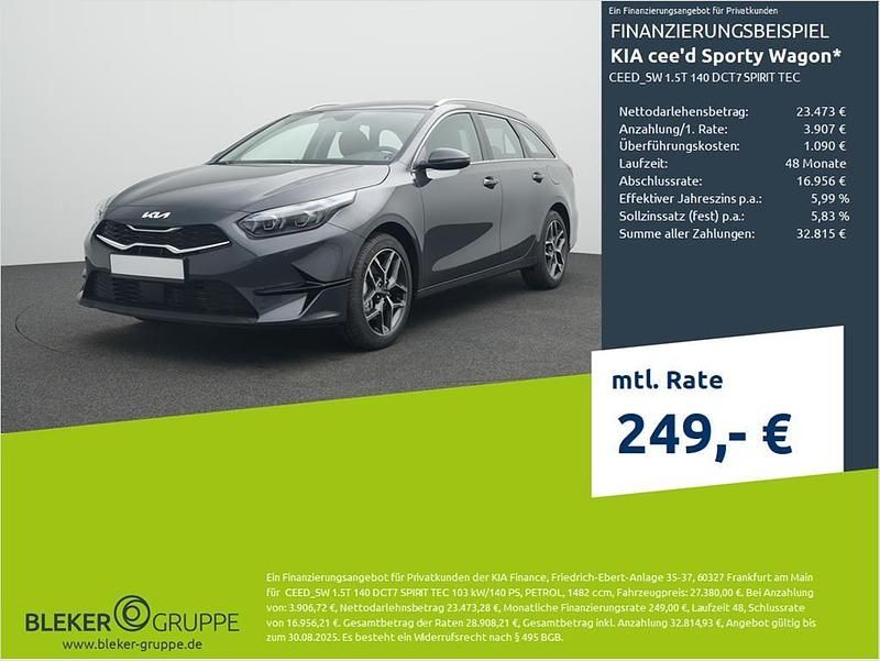 Grau Gebraucht 2025 Kia Ceed Sportswagon Spirit Kombi | 27.380 € (Guter Preis) - Bild 1/3