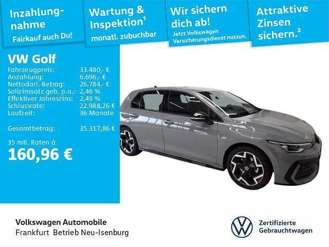 Mondsteingrau/mondsteingrau Gebraucht 2025 VW Golf VIII R-line Limousine | 33.480 € (Etwas zu teuer) - Bild 1/4