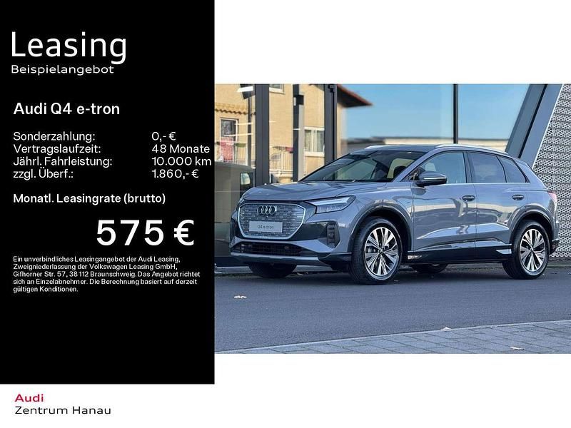 Kieselgrau Neu 2025 Audi Q4 e-tron Advanced SUV | 53.765 € (Teuer) - Bild 1/4