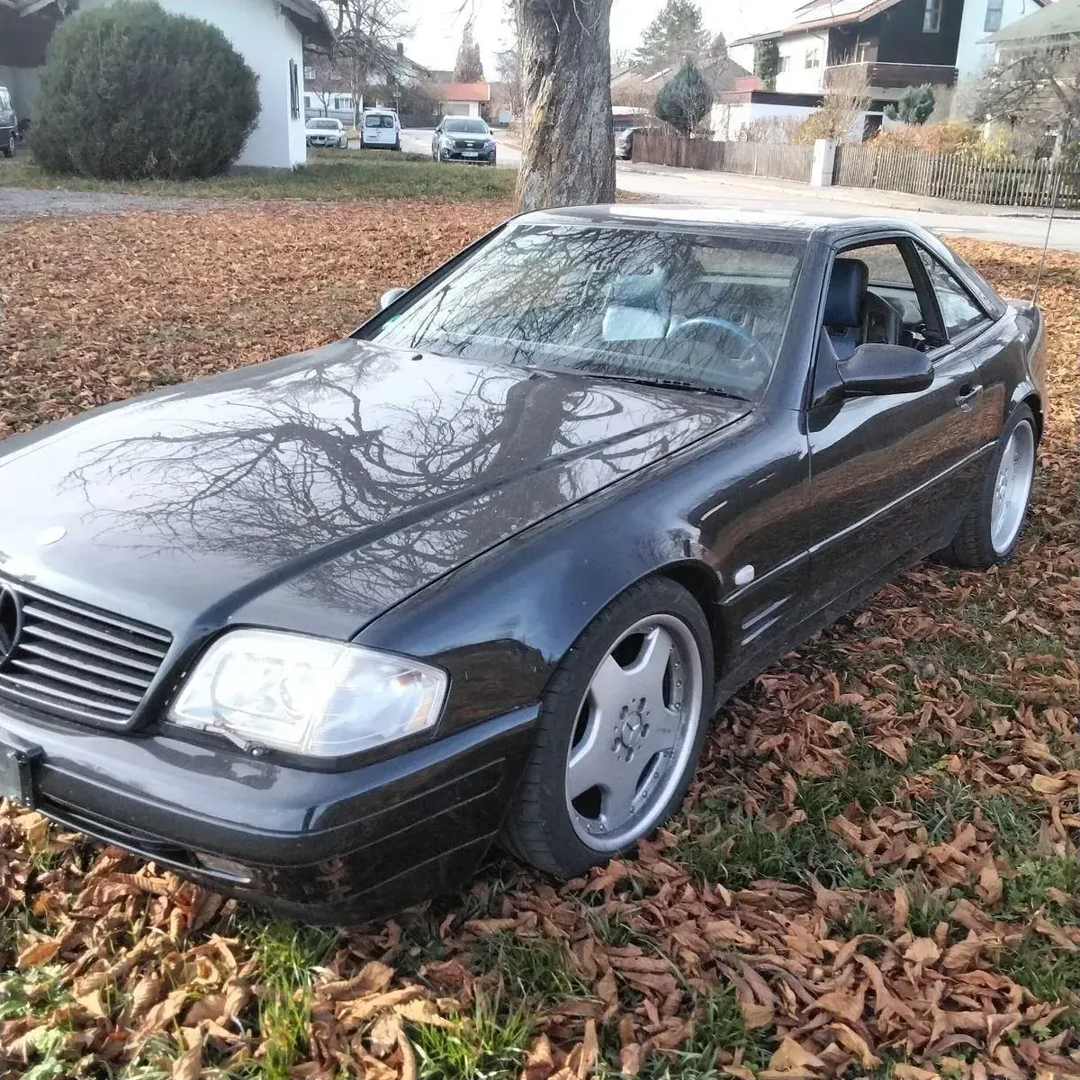 Gebraucht Mercedes SL320 224 PS (164 kW) 1998 Schwarz Cabrio