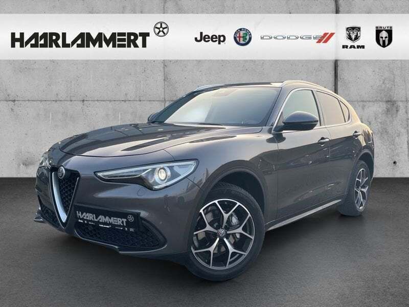 Grau Gebraucht 2019 Alfa Romeo Stelvio Super SUV | 26.449 € (Superpreis) - Bild 1/4