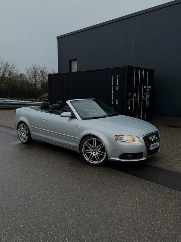 Silber Gebraucht 2006 Audi A4 Cabriolet S-Line Cabrio | 6.499 € (Fairer Preis) - Bild 1/4