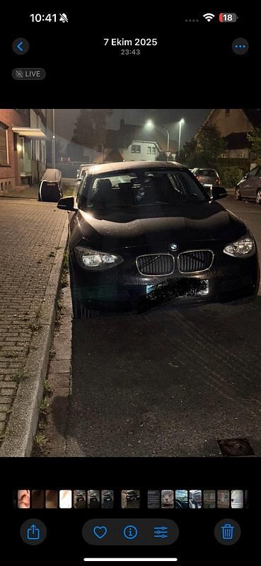 Gebraucht BMW 116 136 PS (100 kW) 2011 Schwarz Kleinwagen