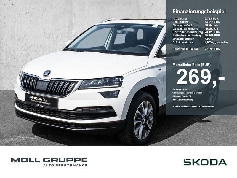Weiß Gebraucht 2021 Skoda Karoq Ambition SUV | 27.590 € (Fairer Preis) - Bild 1/4