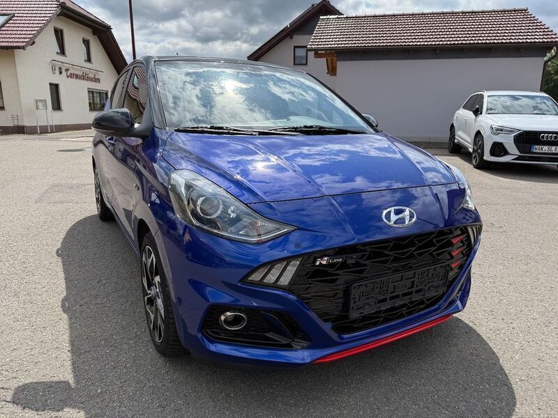 Blau Gebraucht 2021 Hyundai i10 N Line Kleinwagen | 15.900 € (Fairer Preis) - Bild 1/4