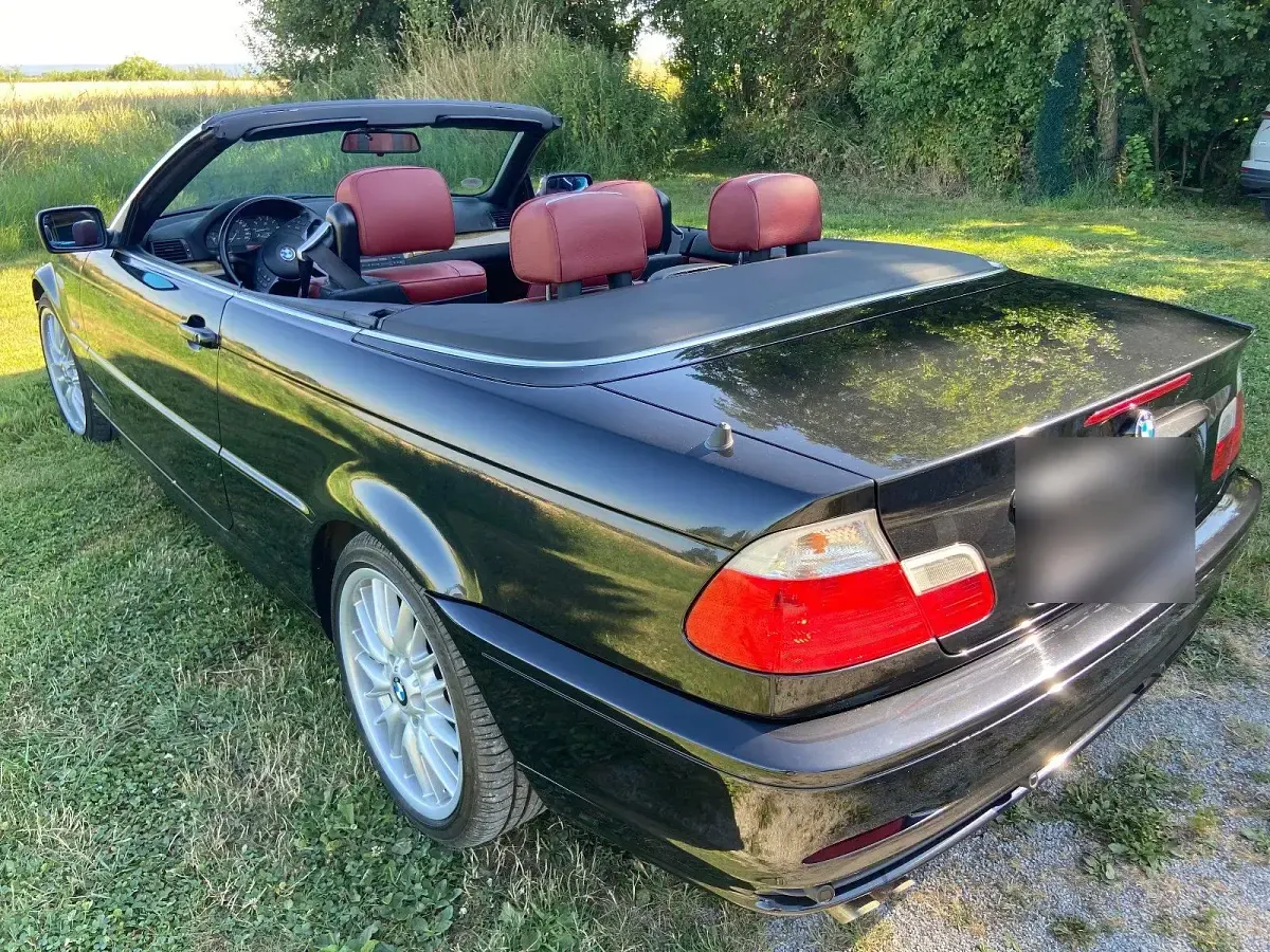 Gebraucht BMW 325 Cabriolet 192 PS (141 kW) 2001 Schwarz Cabrio