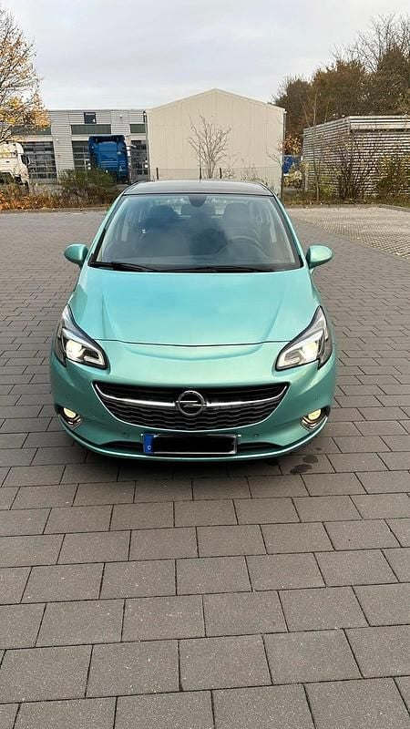Gebraucht Opel Corsa Innovation 101 PS (74 kW) 2015 Grün Kleinwagen