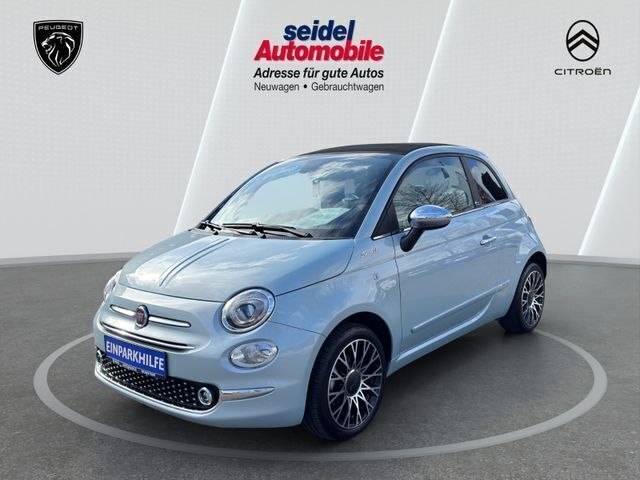 Blau Gebraucht 2023 Fiat 500C Dolcevita Cabrio | 18.995 € (Teuer) - Bild 1/4