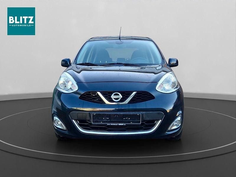 Schwarz Gebraucht 2016 Nissan Micra Acenta Kleinwagen | 5.299 € (Guter Preis) - Bild 1/4