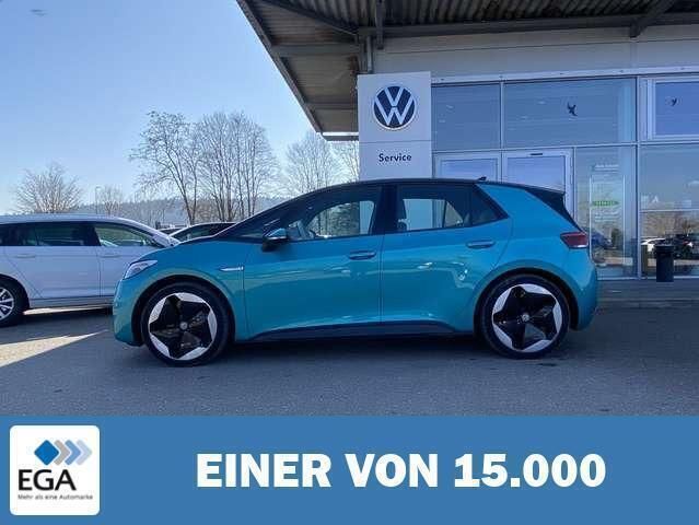 Blau metallic Gebraucht 2021 VW ID.3 Pro Kleinwagen | 25.190 € (Teuer) - Bild 1/4
