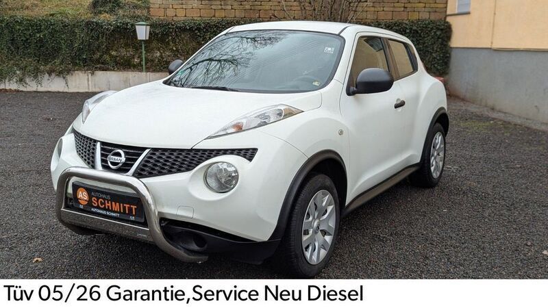 Weiß Gebraucht 2013 Nissan Juke Visia SUV | 6.490 € (Fairer Preis) - Bild 1/4