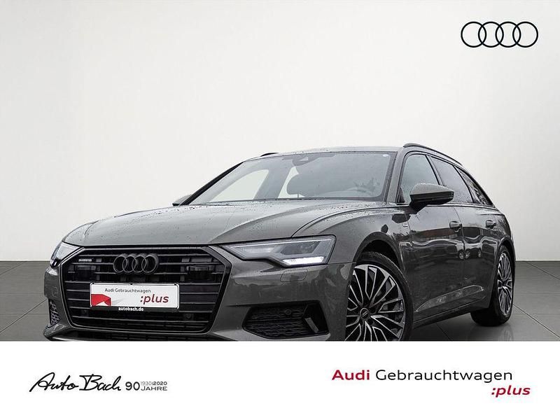 Chronosgrau metallic Gebraucht 2022 Audi A6 S-Line Kombi | 33.870 € (Superpreis) - Bild 1/4