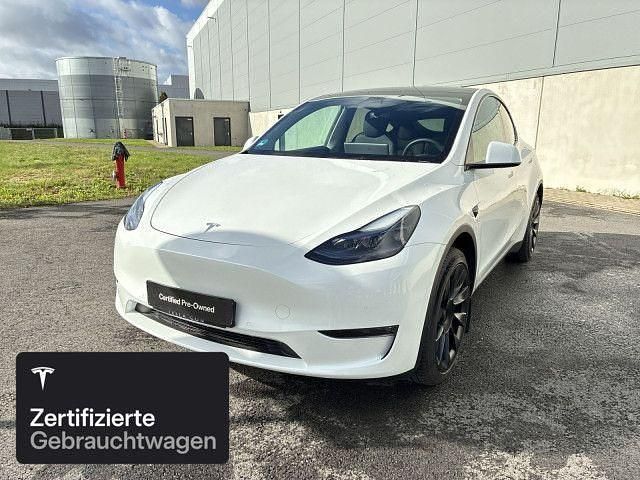 Weiß Gebraucht 2022 Tesla Model Y Long Range AWD SUV | 33.600 € (Fairer Preis) - Bild 1/4