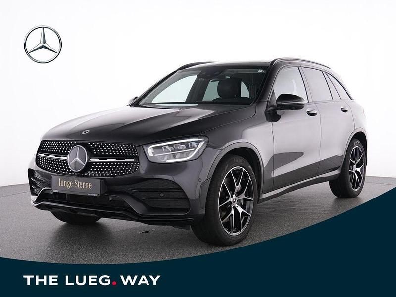 Grau Gebraucht 2022 Mercedes GLC400d AMG SUV | 51.285 € (Fairer Preis) - Bild 1/4
