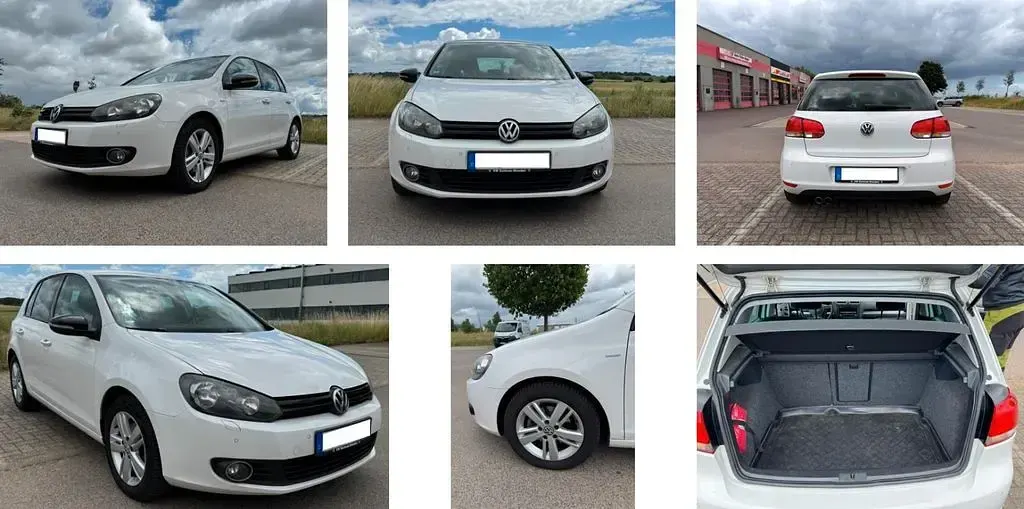 Gebraucht VW Golf VII Match 122 PS (89 kW) 2012 Weiß Limousine