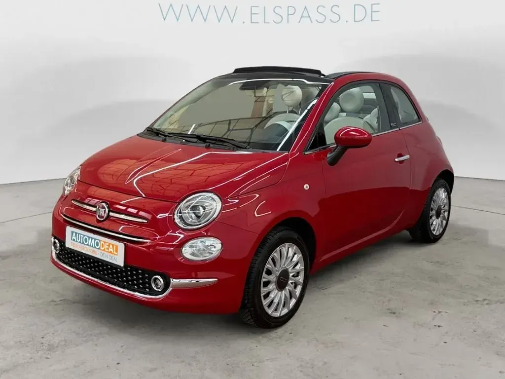 Gebraucht Fiat 500C Lounge 69 PS (50 kW) 2019 Passione rot) (rot Cabrio