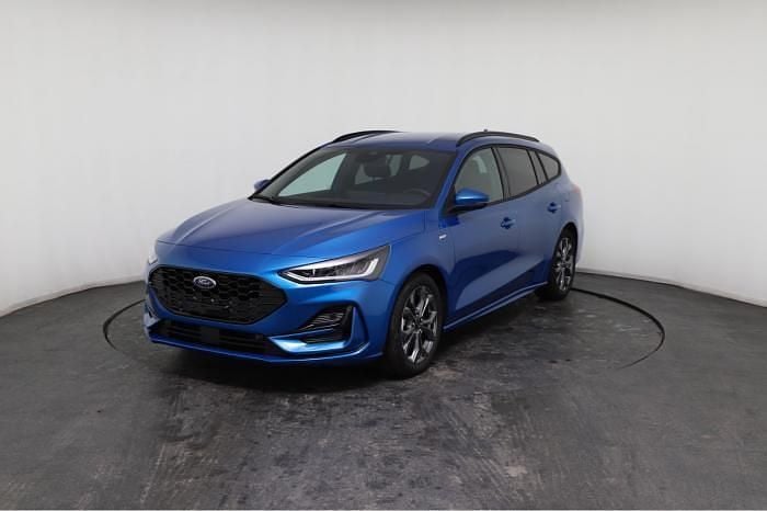 Neu Ford Focus ST-Line X 155 PS (114 kW) 2025 Blau, desert island blue Kombi
