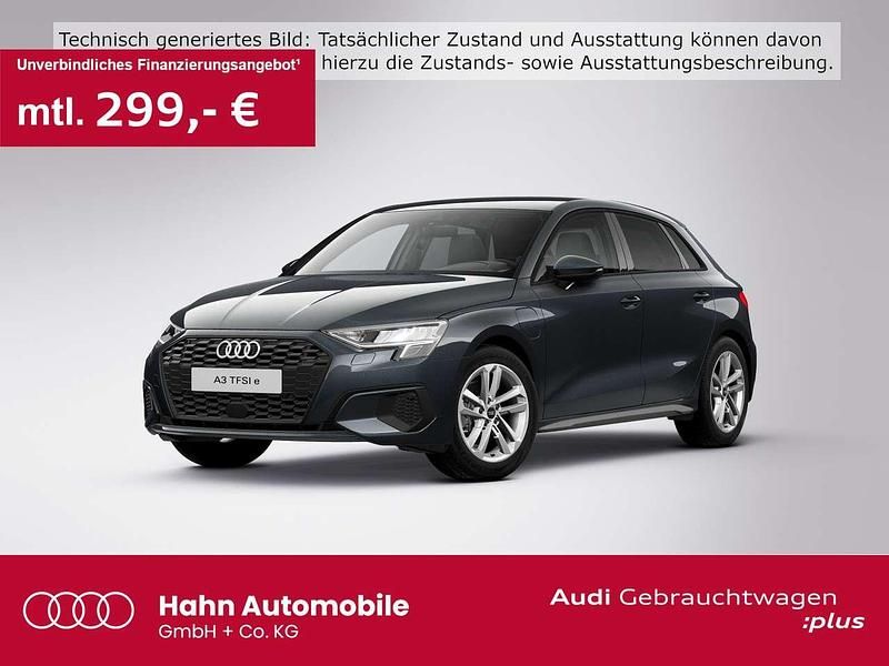 Manhattangrau metallic Gebraucht 2022 Audi A3 e-tron Kleinwagen | 25.830 € (Etwas zu teuer) - Bild 1/3