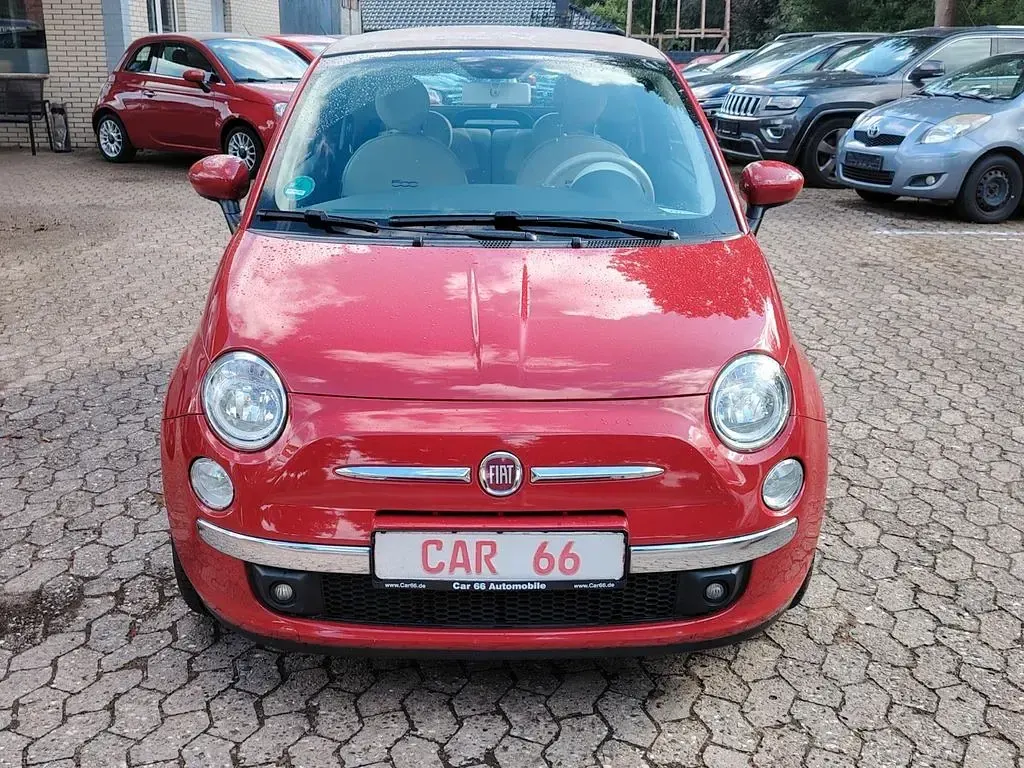 Gebraucht Fiat 500C 69 PS (50 kW) 2015 Rosso corsa/sfrontato/argilla/ Cabrio