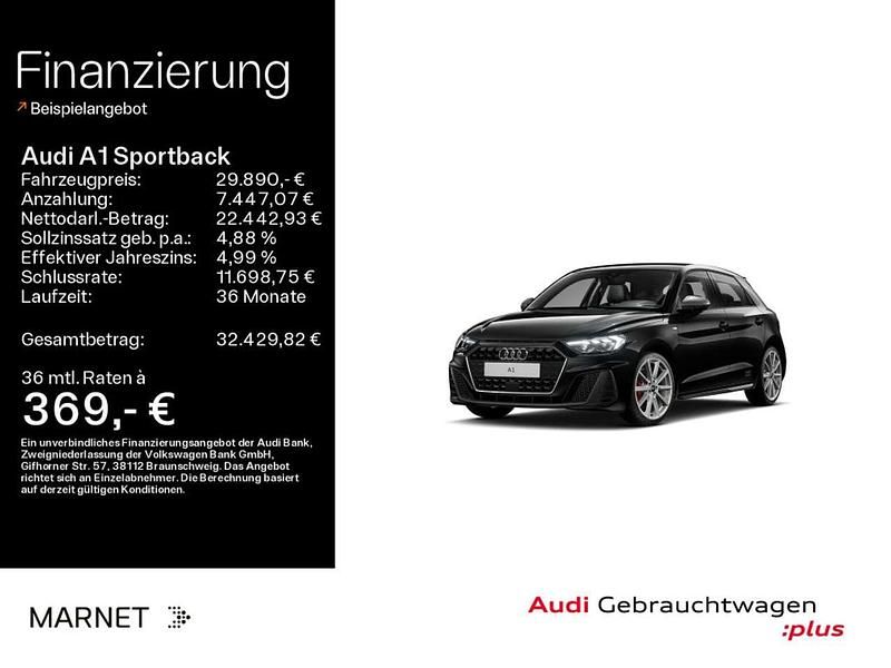 Gebraucht Audi A1 S-Line 207 PS (152 kW) 2023 Mythosschwarz metallic SUV