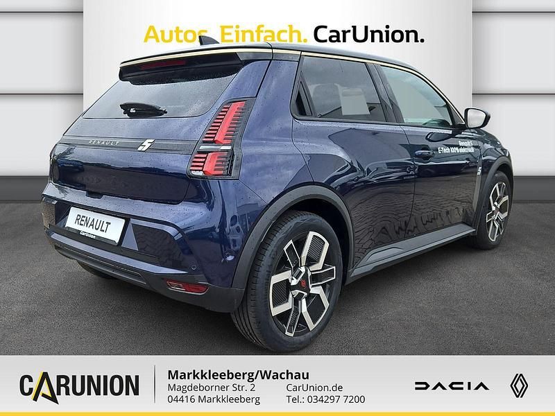 Gebraucht Renault 5 E-Tech Komfort 110 kW (150 PS) 2025 Nachtblau metallic, black pearlschwarz metallic Limousine