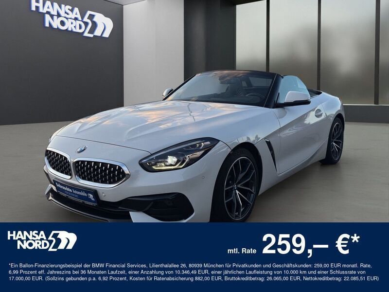 Weiss / alpinweiss Gebraucht 2019 BMW Z4 Sport Line Cabrio | 31.550 € (Fairer Preis) - Bild 1/4