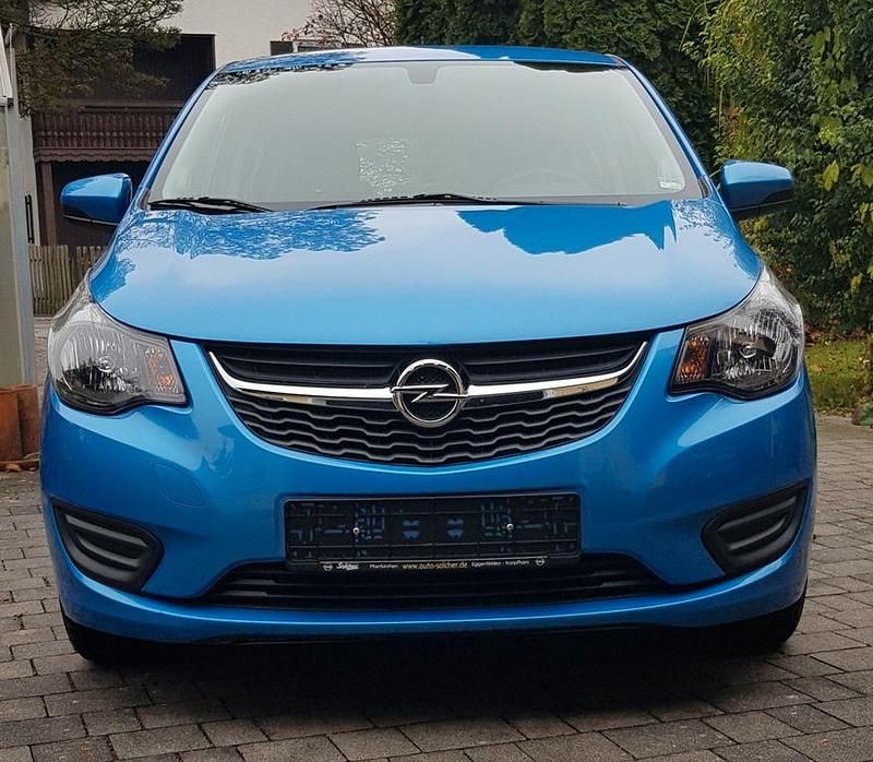 Blau Gebraucht 2016 Opel Karl Edition Kleinwagen | 6.950 € (Guter Preis) - Bild 1/4