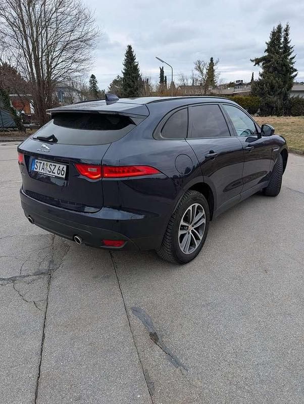 Gebraucht Jaguar F-Pace Portfolio 300 PS (220 kW) 2017 Blau SUV