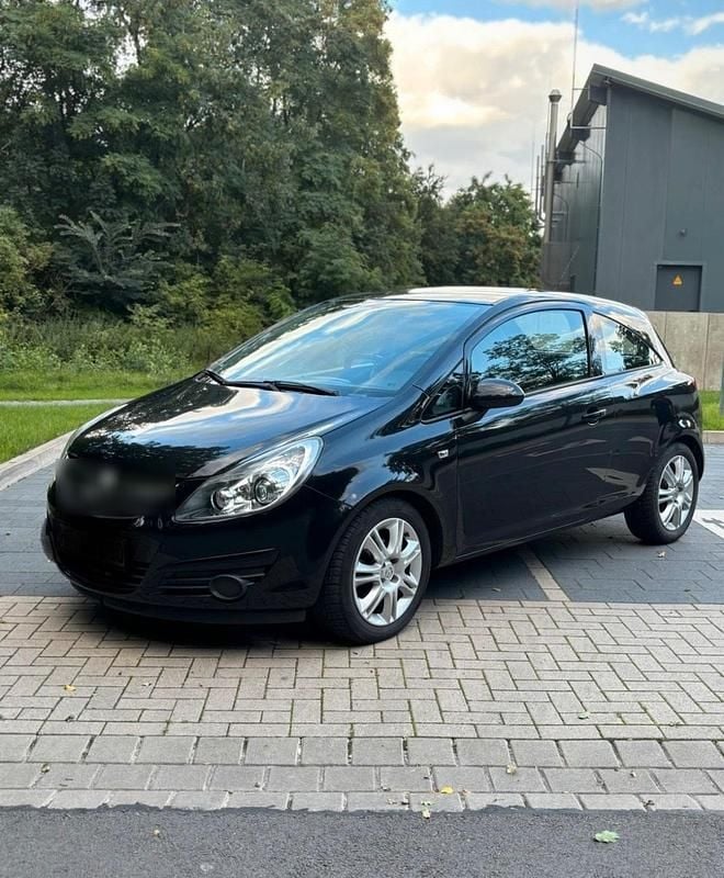 Gebraucht Opel Corsa 80 PS (58 kW) 2008 Schwarz Kleinwagen