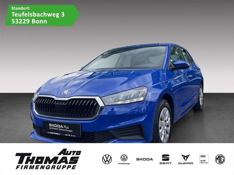 Blau Gebraucht 2022 Skoda Fabia Active Kleinwagen | 13.880 € (Fairer Preis) - Bild 1/3