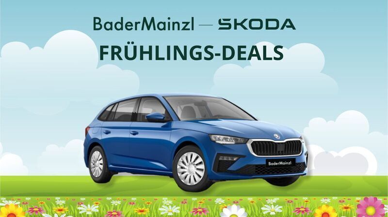 Blau Neu 2025 Skoda Scala Essence Kleinwagen | 17.146 € (Superpreis) - Bild 1/4