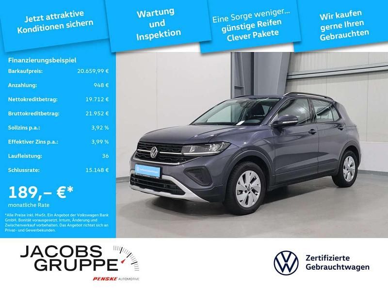 Grau Gebraucht 2024 VW T-Cross Life SUV | 20.660 € (Fairer Preis) - Bild 1/3