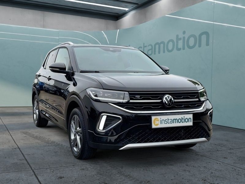 Schwarz Gebraucht 2024 VW T-Cross R-line SUV | 28.900 € (Fairer Preis) - Bild 1/4