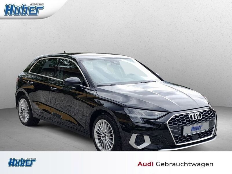 Mythosschwarz Gebraucht 2023 Audi A3 Sportback Advanced Plus Limousine | 28.790 € (Fairer Preis) - Bild 1/4