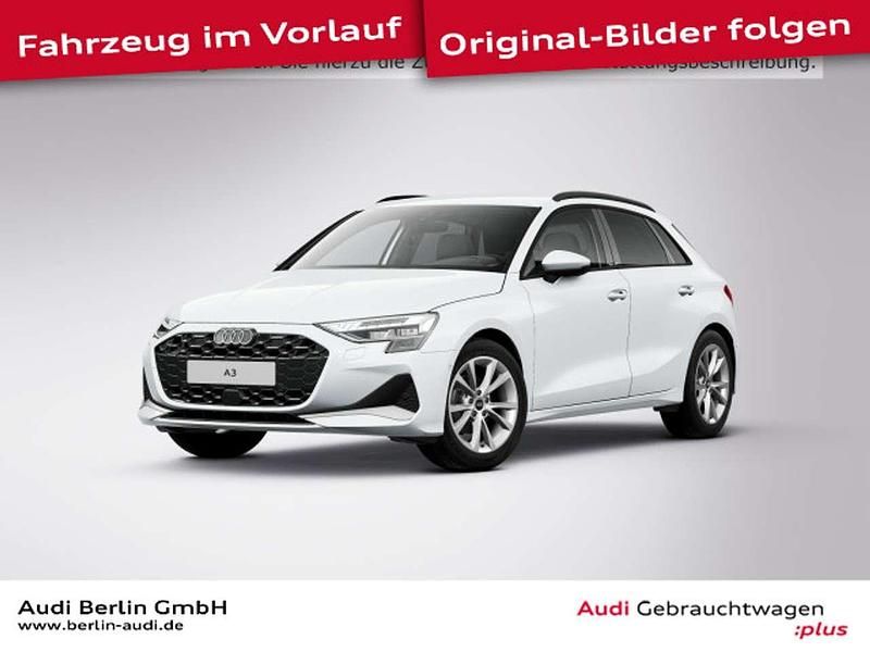 Gletscherweiß metallic Gebraucht 2025 Audi A3 Advanced Plus Kombi | 31.900 € - Bild 1/3