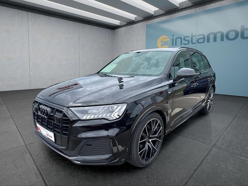Schwarz Gebraucht 2024 Audi Q7 S-Line SUV | 77.699 € (Fairer Preis) - Bild 1/4