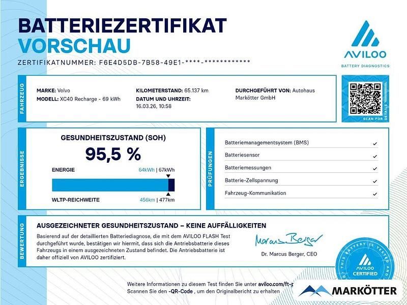 Gebraucht Volvo XC40 Core 169 kW (231 PS) 2023 Grau SUV