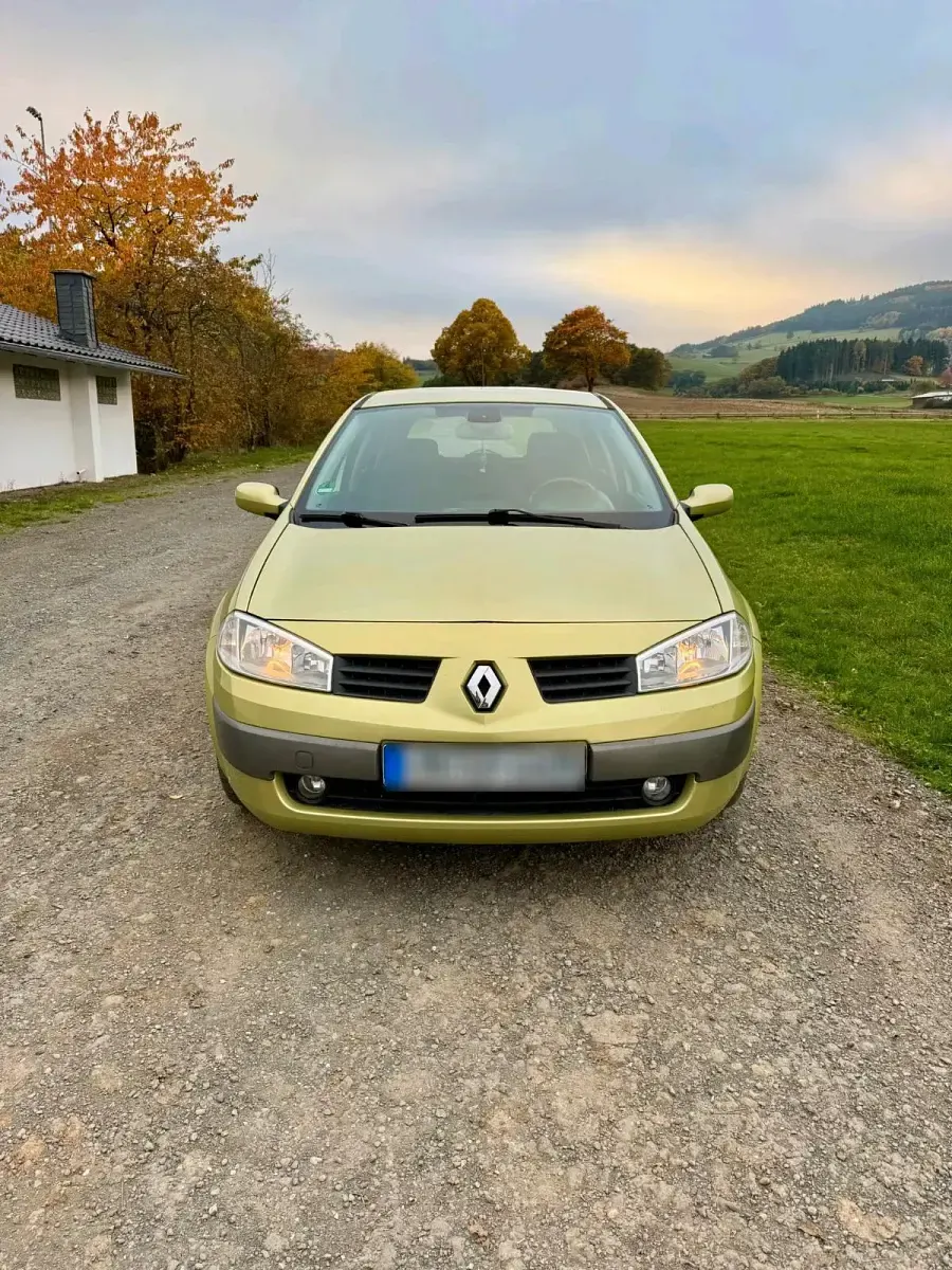 Gebraucht Renault Mégane II 113 PS (83 kW) 2003 Grün Kleinwagen