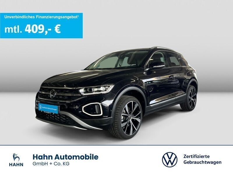 Schwarz Gebraucht 2024 VW T-Roc Style SUV | 31.930 € (Fairer Preis) - Bild 1/3