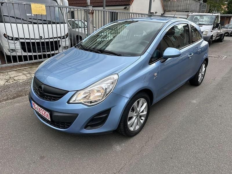 Blau Gebraucht 2013 Opel Corsa Active Kleinwagen | 3.460 € (Guter Preis) - Bild 1/4