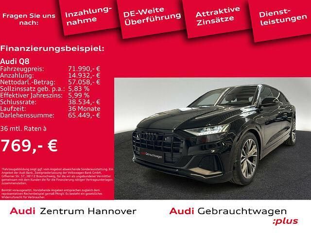 Gebraucht Audi Q8 S-Line 286 PS (210 kW) 2022 0e mythosschwarz metallic (metallic) SUV