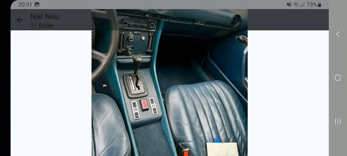 Gebraucht Mercedes SLC280 177 PS (130 kW) 1976 Blau Coupé