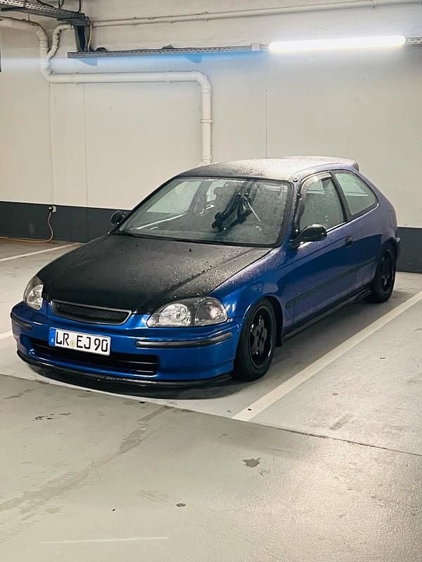 Blau Gebraucht 1996 Honda Civic Kleinwagen | 3.500 € - Bild 1/4