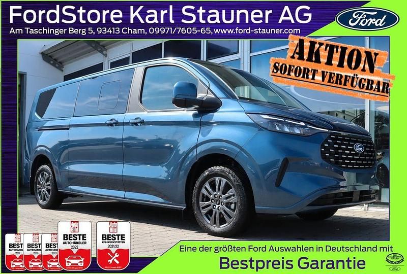Blau Neu 2025 Ford Tourneo Custom Titanium Van / Kleinbus | 48.980 € (Superpreis) - Bild 1/4