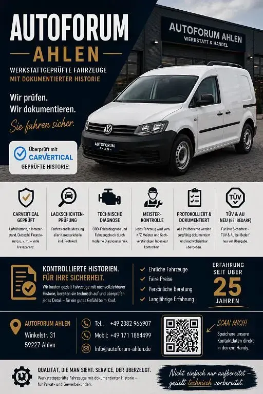 Używany VW Caddy 109 KM (80 kW) 2012 Biały Minivan