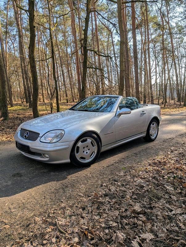 Gebraucht Mercedes SLK230 197 PS (144 kW) 2001 Silber Cabrio